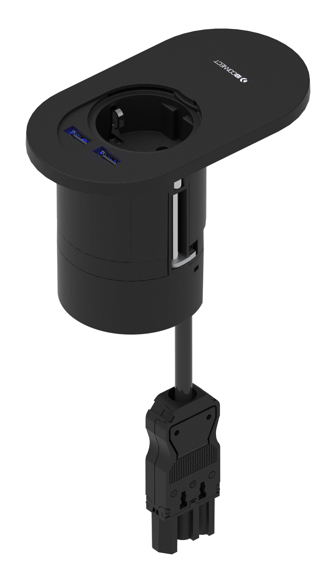 ORBIT - 1xT. ELÉCTRICA + 2xUSB CARGA TIPO A