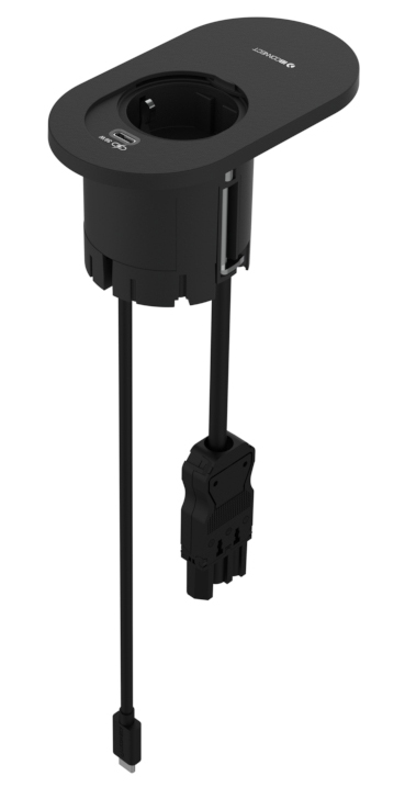 ORBIT - 1xT. ELÉCTRICA + 1xUSB CARGA TIPO C + 1xDOCKING (36W)