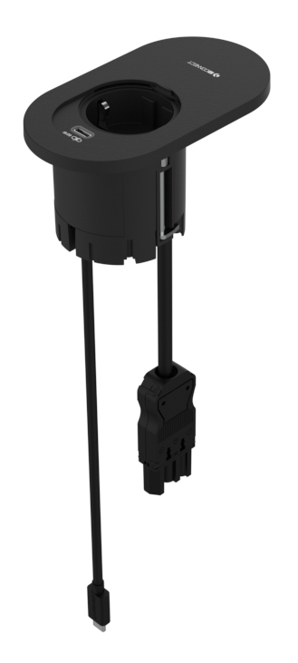 ORBIT - 1xT. ELÉCTRICA + 1xUSB CARGA TIPO C + 1xDOCKING (60W)