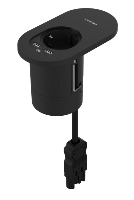 ORBIT - 1xT. ELÉCTRICA + 2xUSB CARGA TIPO C